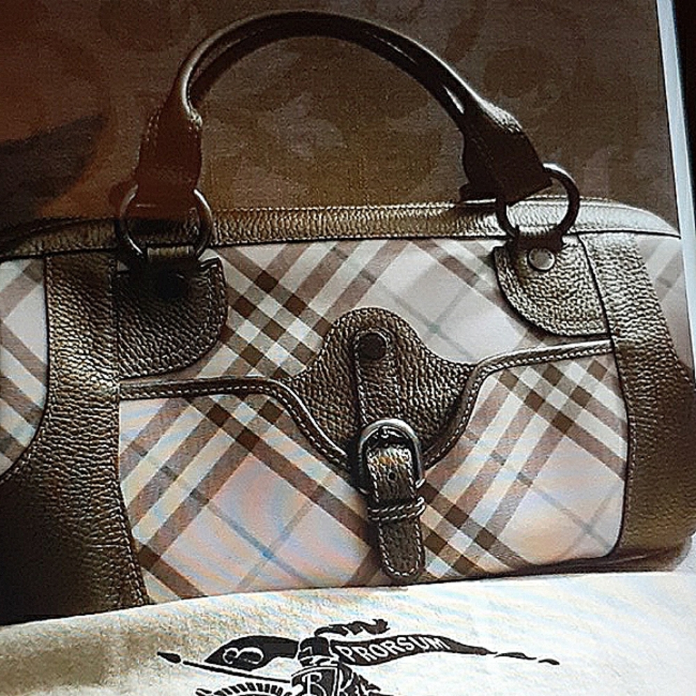 BURBERRY GLADSTONE HAYMARKET  SATCHEL RARE NWOT